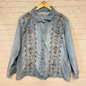 Vintage 80s Chico's Women's Denim Jacket